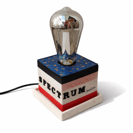 Χειροποίητη βάση λάμπας Spectrum DecoCorn 10x10x10 cm απο τσιμεντο
