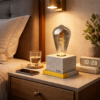Χειροποίητη βάση λάμπας Sandlight DecoCorn 10x10x10 cm απο τσιμεντο